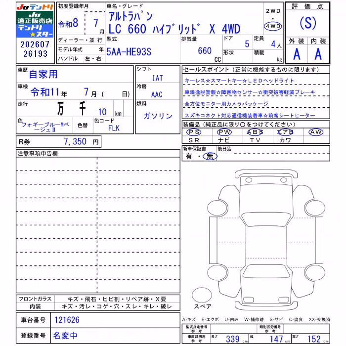 SUZUKI ALTO LAPIN