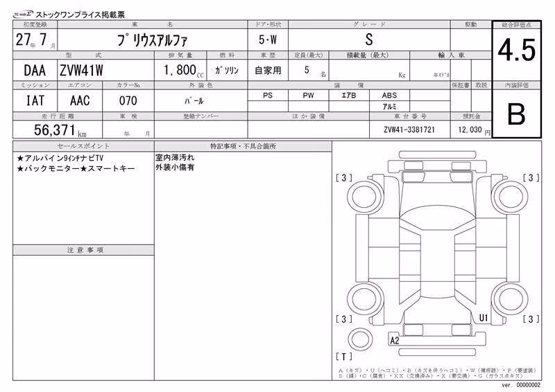 TOYOTA PRIUS ALPHA
