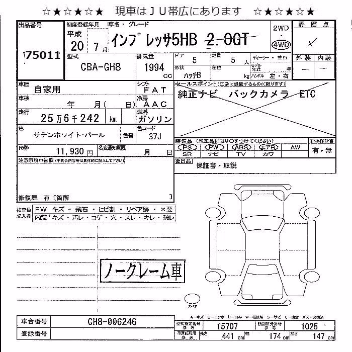 SUBARU IMPREZA