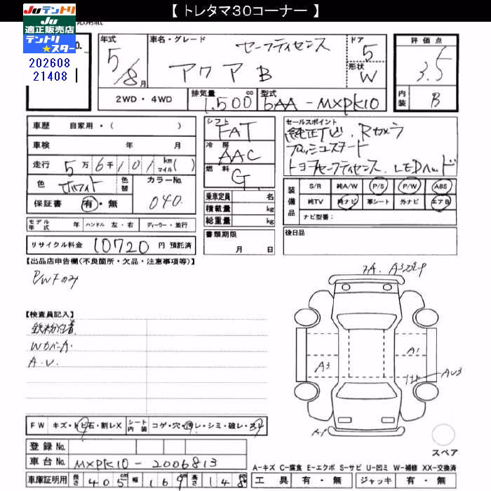 TOYOTA AQUA