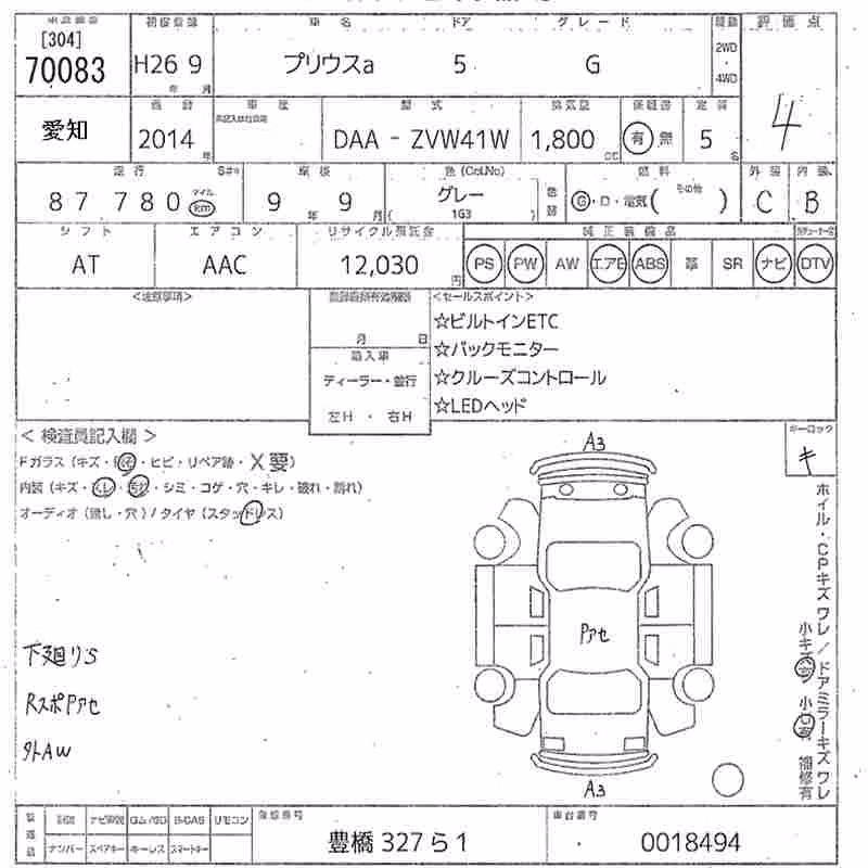 TOYOTA PRIUS ALPHA