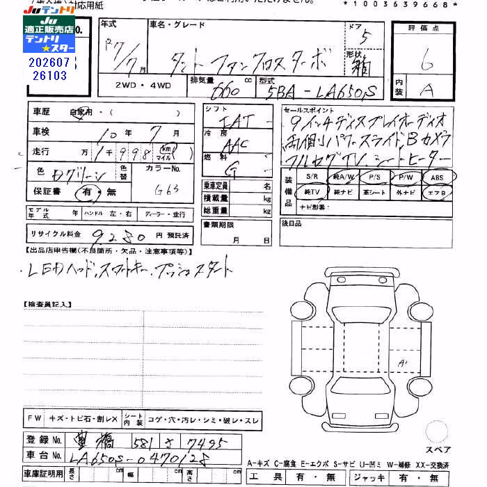 DAIHATSU TANTO