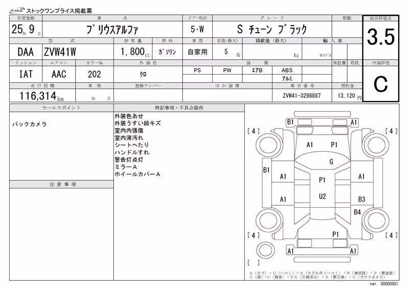 TOYOTA PRIUS ALPHA