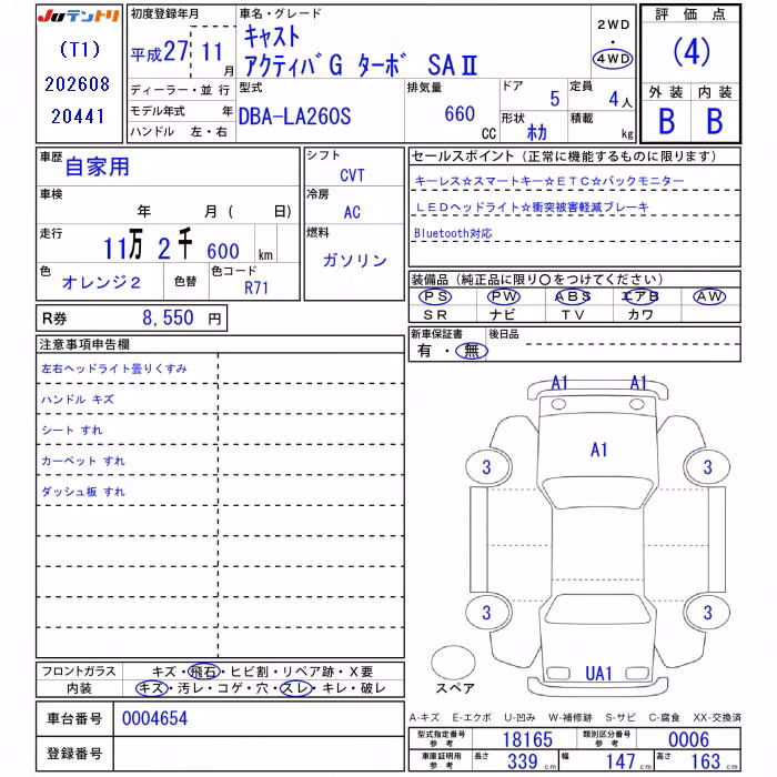 DAIHATSU CAST
