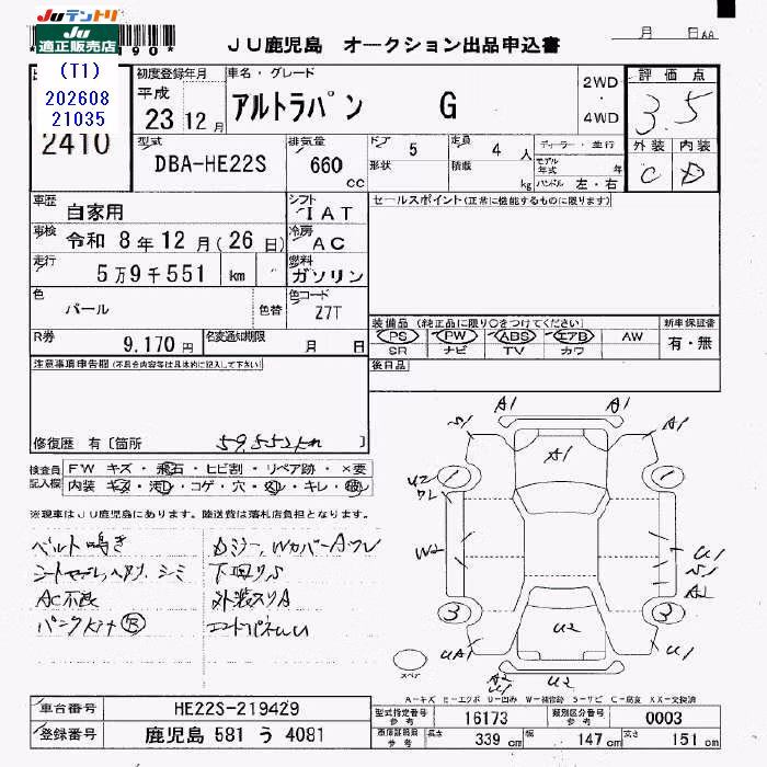 SUZUKI ALTO LAPIN
