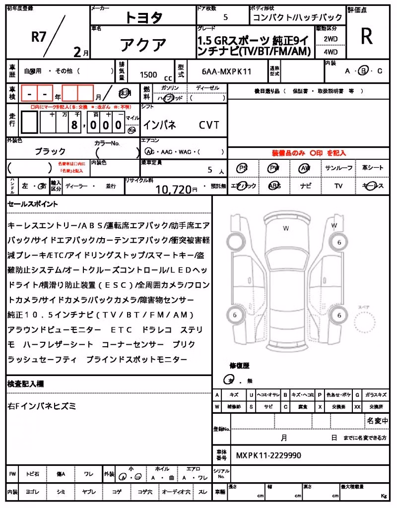 TOYOTA AQUA
