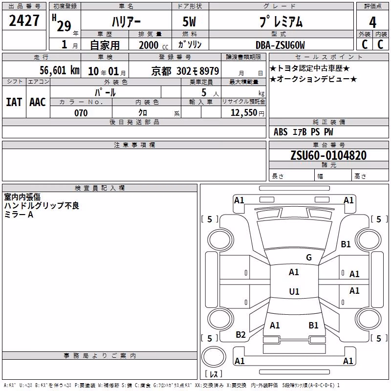 TOYOTA HARRIER