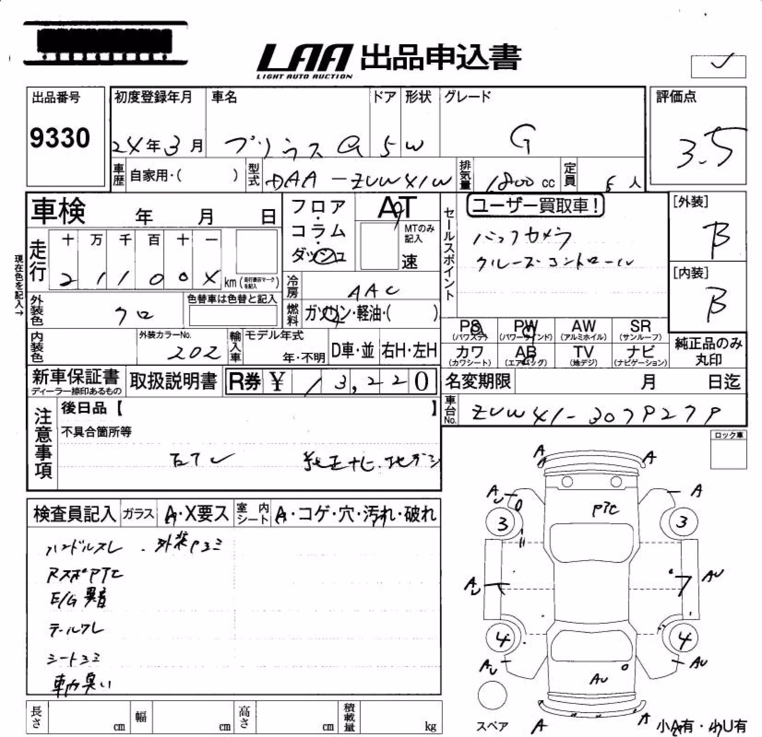 TOYOTA PRIUS ALPHA