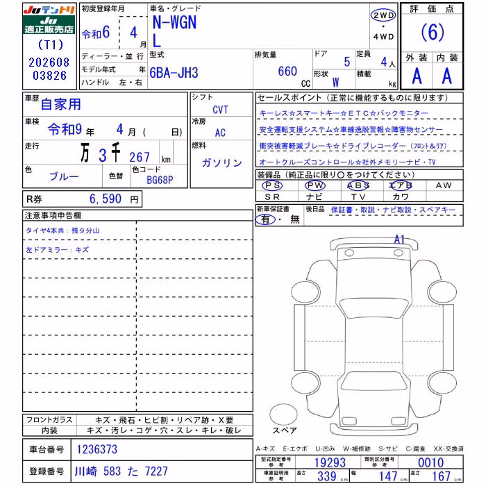 HONDA N-WGN