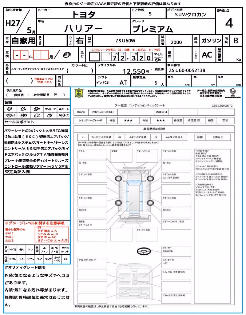 TOYOTA HARRIER