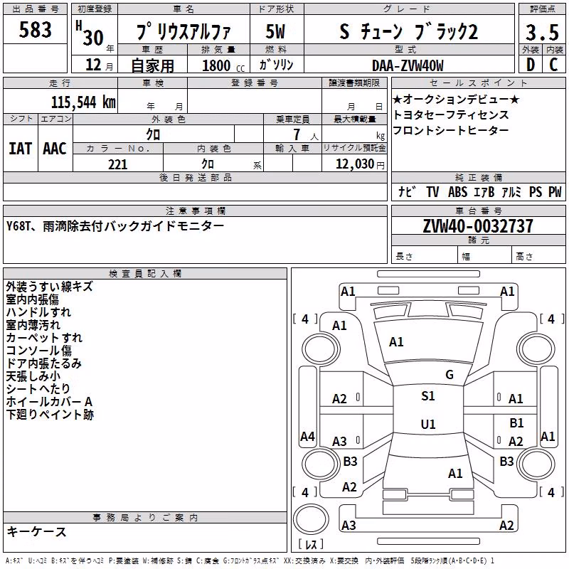TOYOTA PRIUS ALPHA