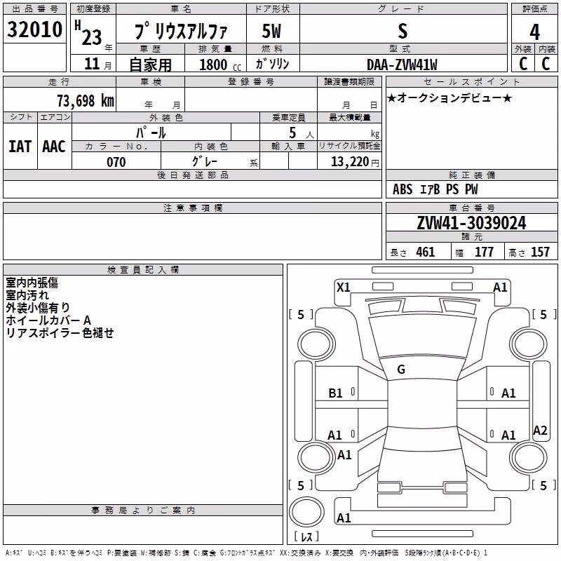 TOYOTA PRIUS ALPHA