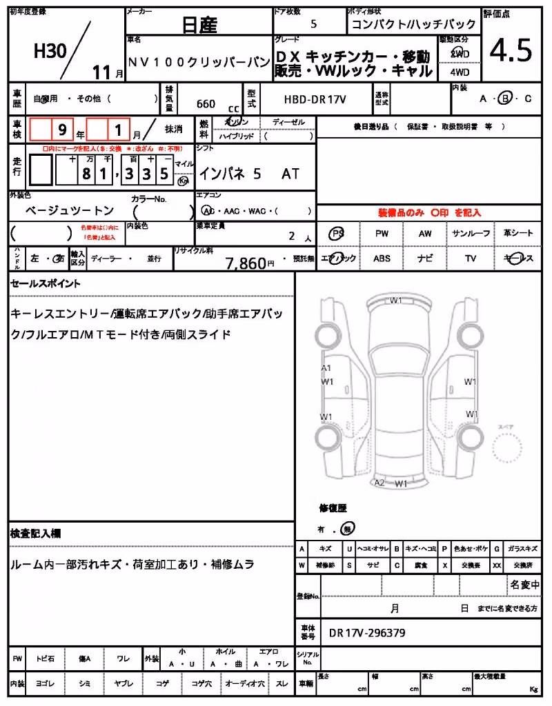 NISSAN NV100 CLIPPER
