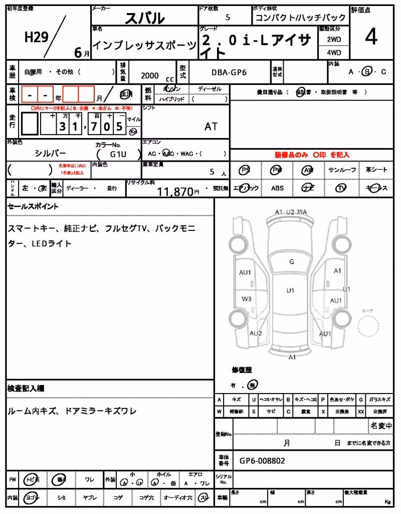 SUBARU IMPREZA