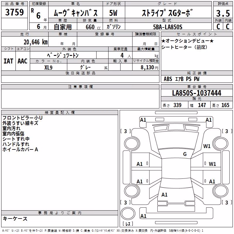 DAIHATSU MOVE CANBUS