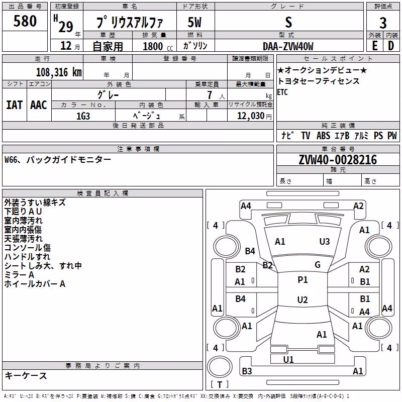 TOYOTA PRIUS ALPHA