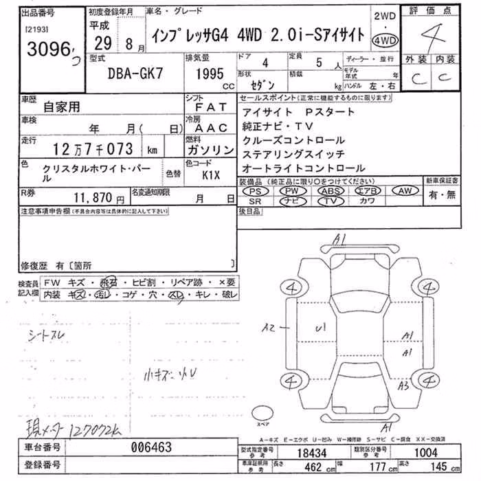 SUBARU IMPREZA