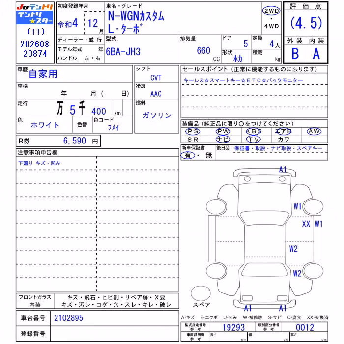 HONDA N-WGN