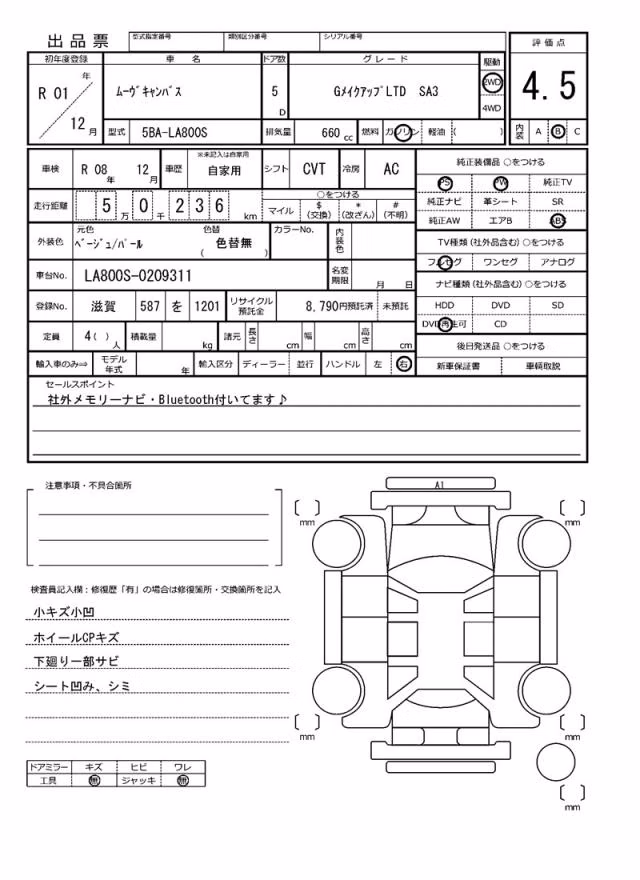 DAIHATSU MOVE CANBUS