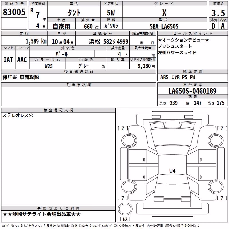 DAIHATSU TANTO