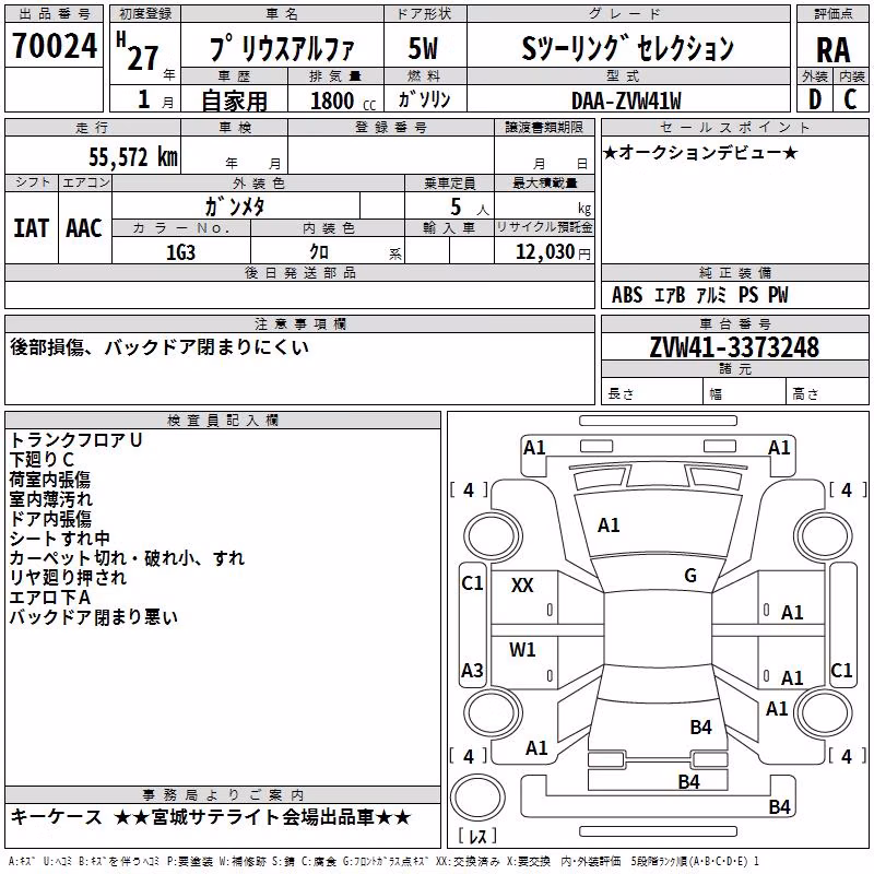 TOYOTA PRIUS ALPHA