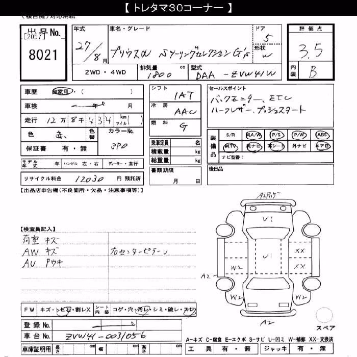 TOYOTA PRIUS ALPHA