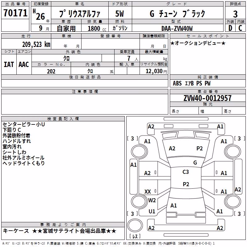 TOYOTA PRIUS ALPHA