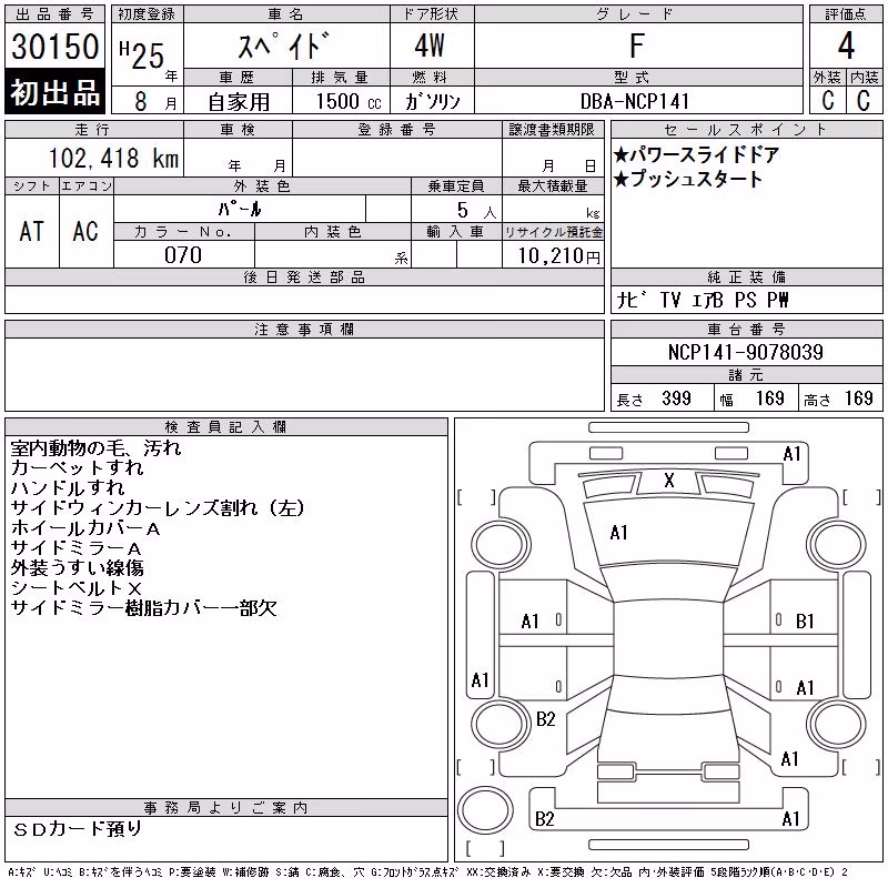 TOYOTA SPADE