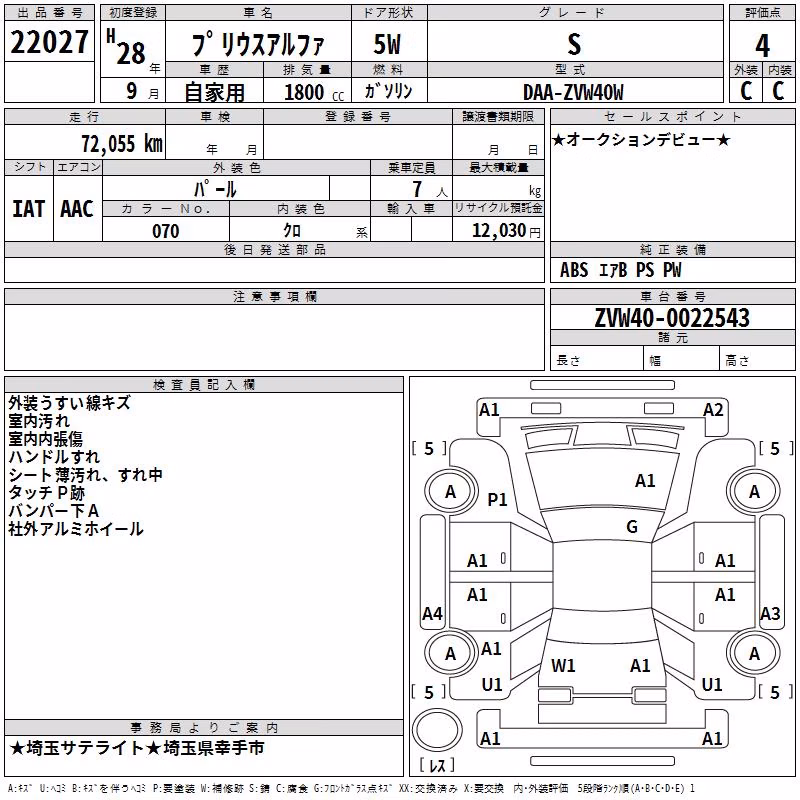 TOYOTA PRIUS ALPHA