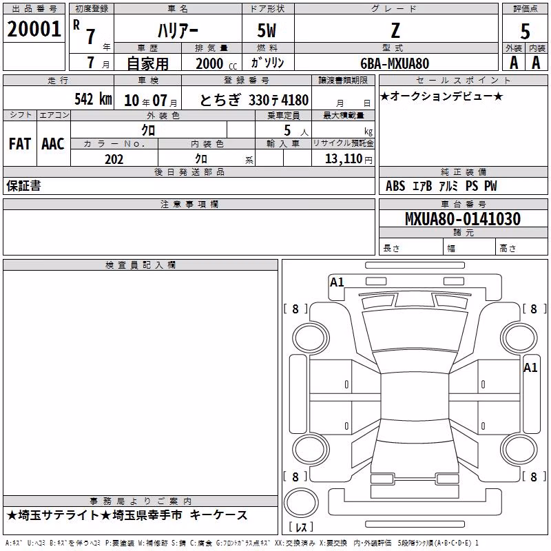 TOYOTA HARRIER