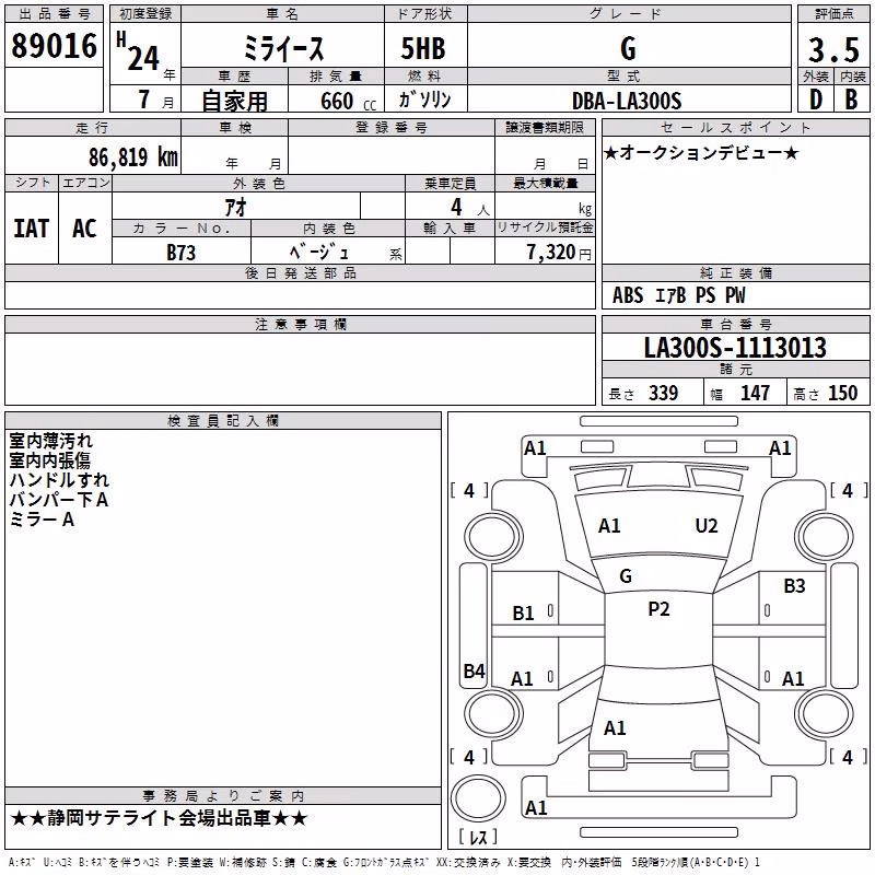 DAIHATSU MIRA E:S