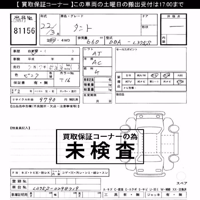 DAIHATSU TANTO