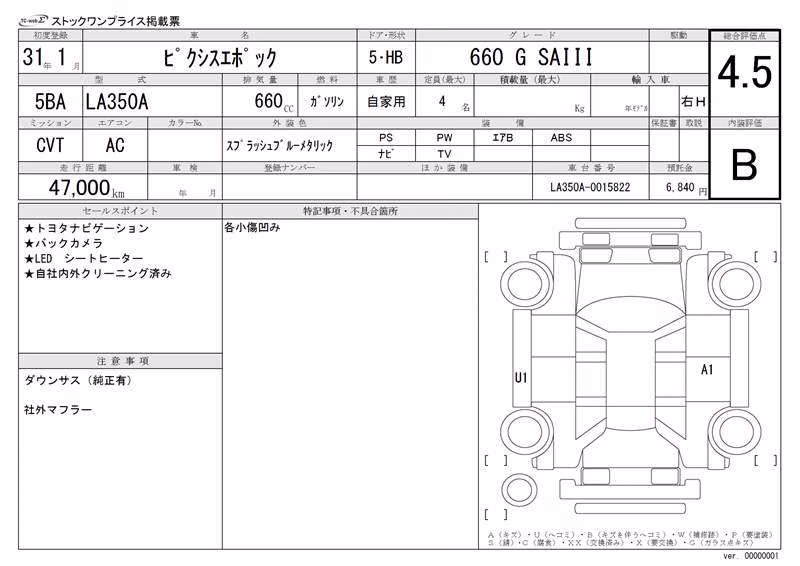 TOYOTA PIXIS EPOCH