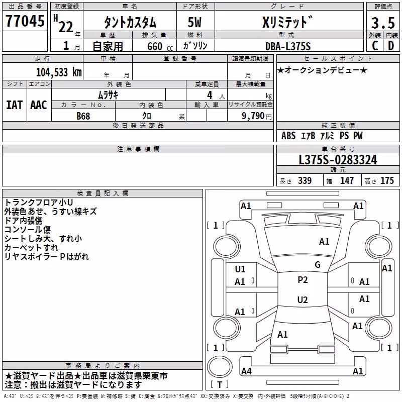 DAIHATSU TANTO