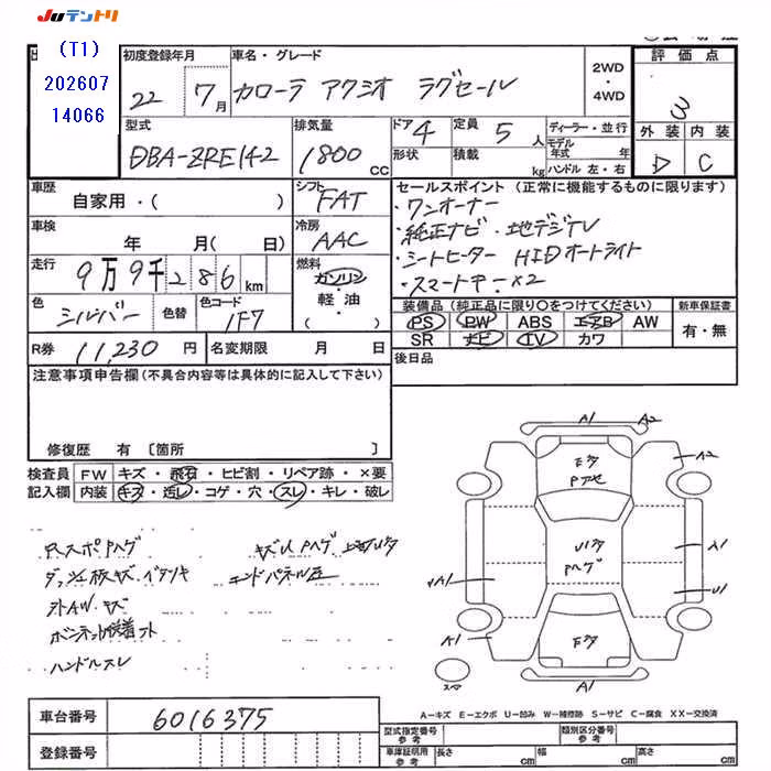 TOYOTA COROLLA AXIO
