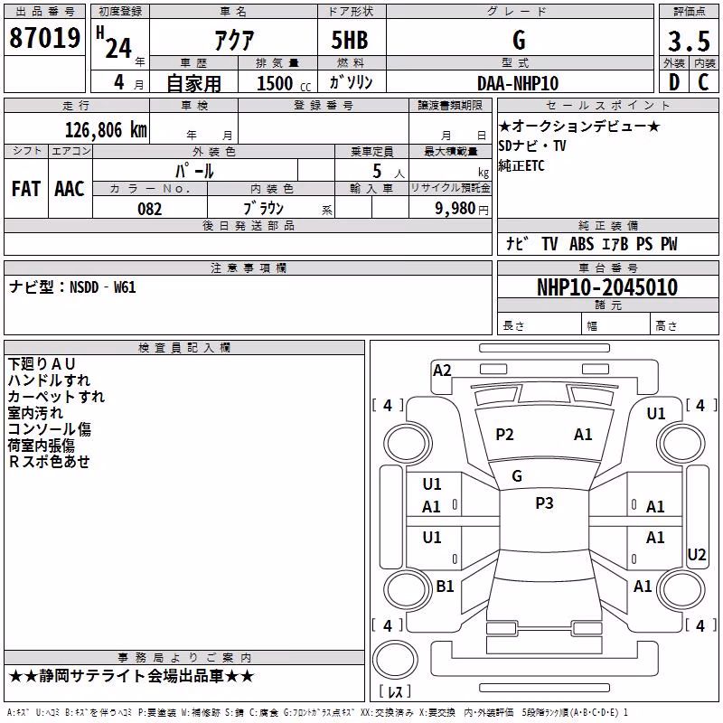 TOYOTA AQUA