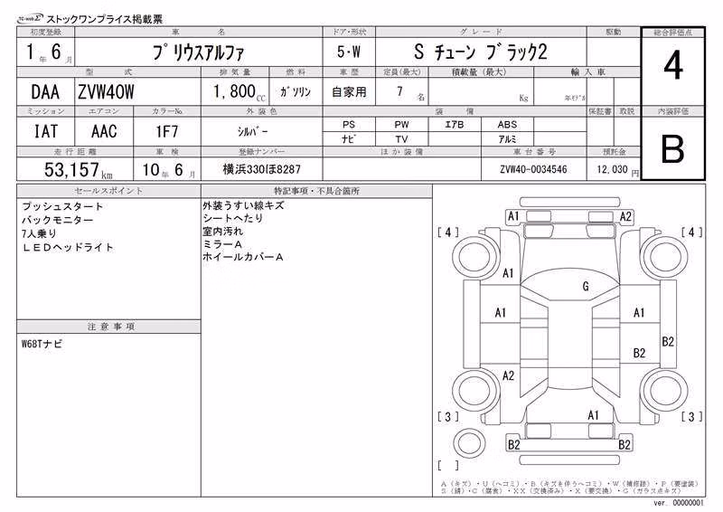 TOYOTA PRIUS ALPHA