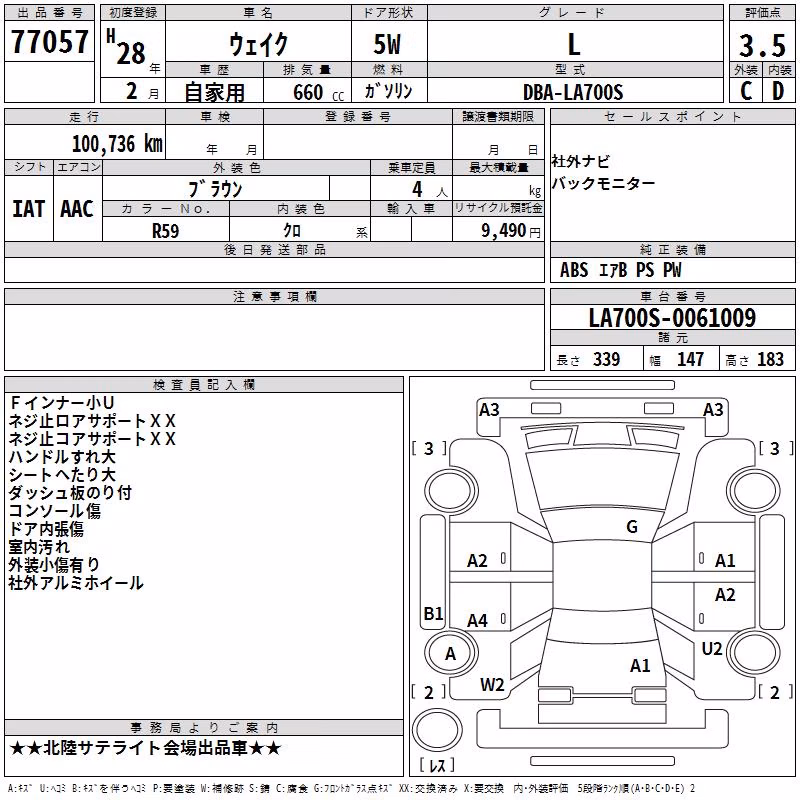 DAIHATSU WAKE