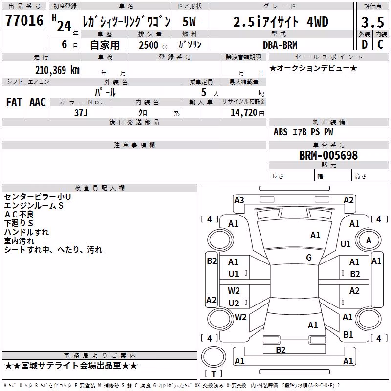 SUBARU LEGACY