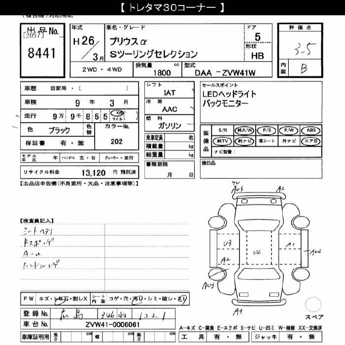 TOYOTA PRIUS ALPHA