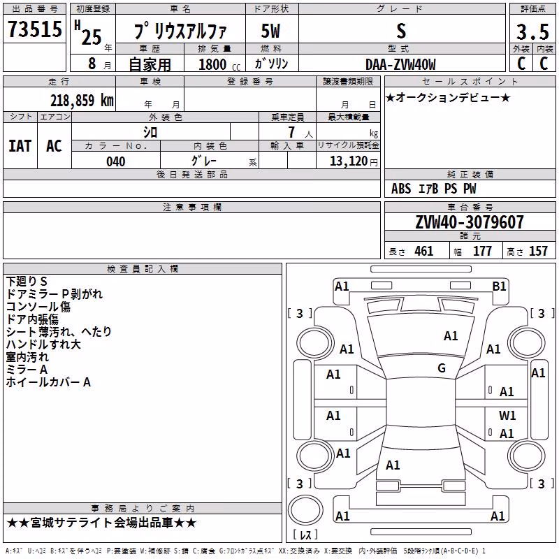 TOYOTA PRIUS ALPHA