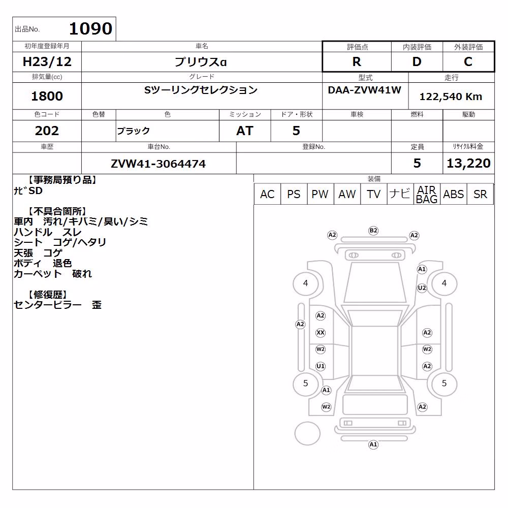 TOYOTA PRIUS ALPHA