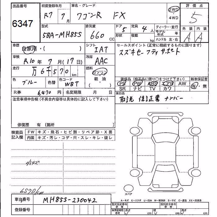SUZUKI WAGON R