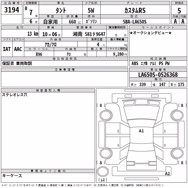 DAIHATSU TANTO