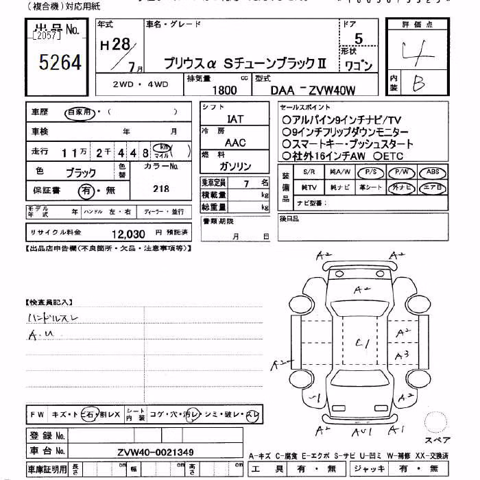 TOYOTA PRIUS ALPHA