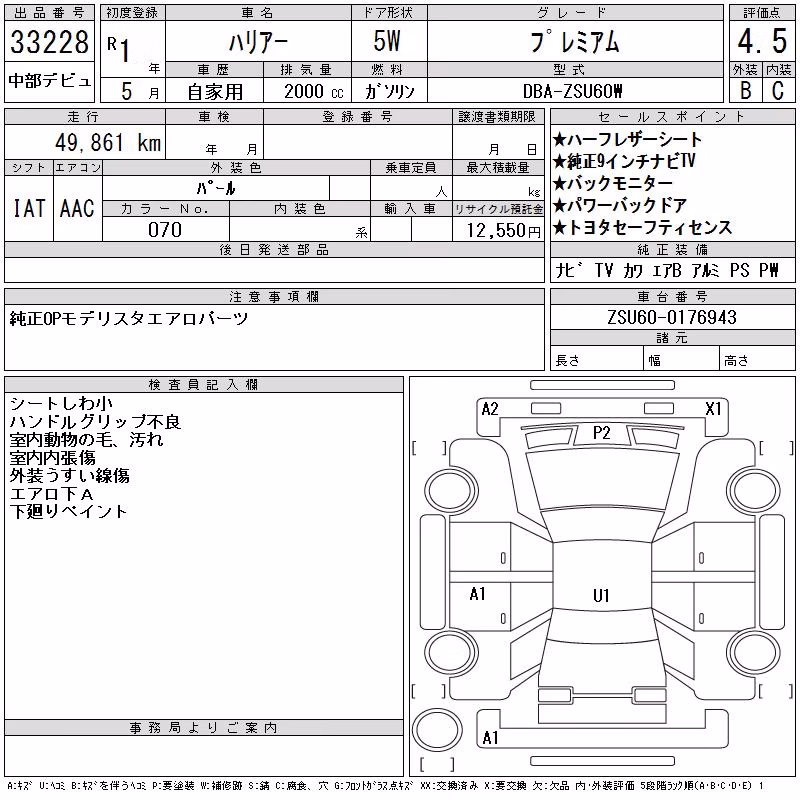 TOYOTA HARRIER