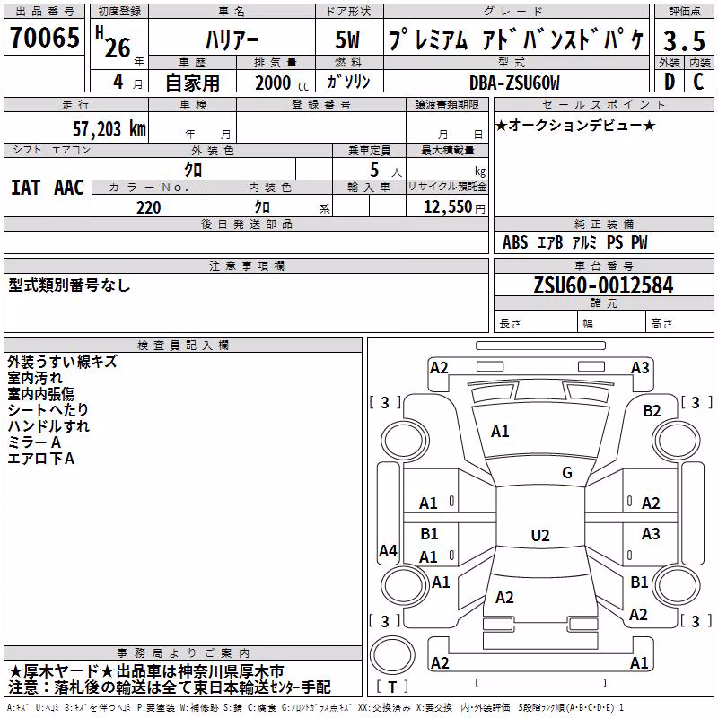 TOYOTA HARRIER