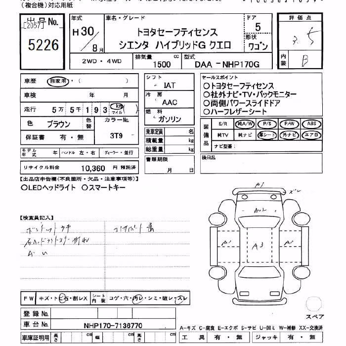 TOYOTA SIENTA