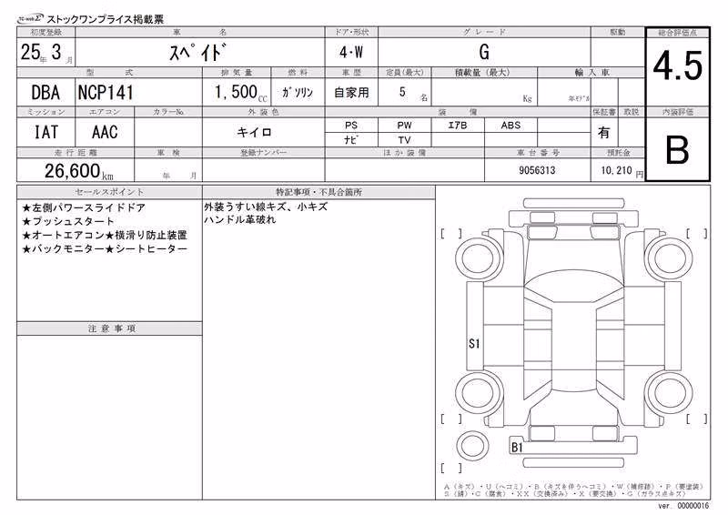 TOYOTA SPADE