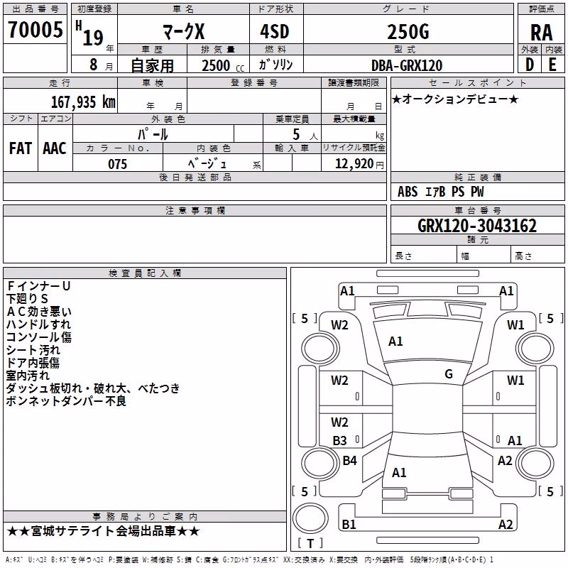 TOYOTA MARK X